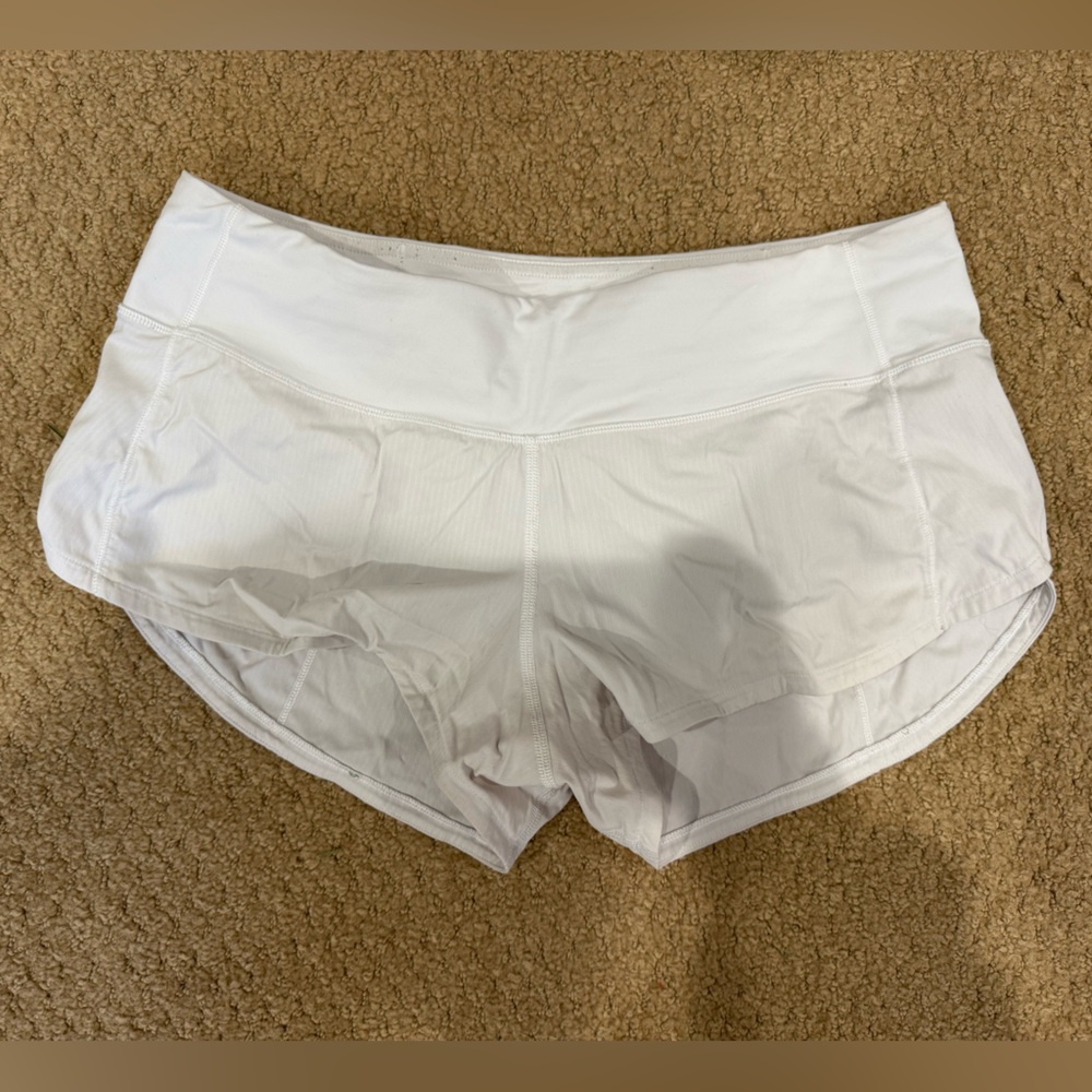 lululemon athletica White Athletic Shorts